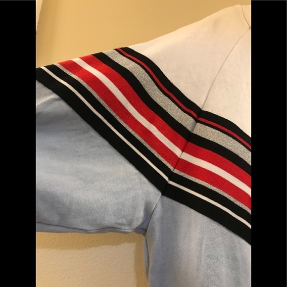 Pink Campus Tunic Pullover Sweater Blue Large - Picture 10 of 13